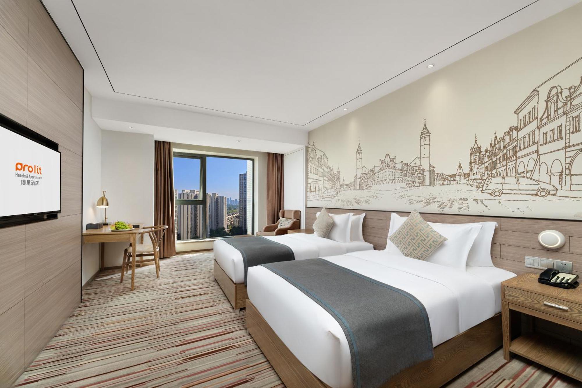 Chengdu Prolit Hotel Exteriör bild