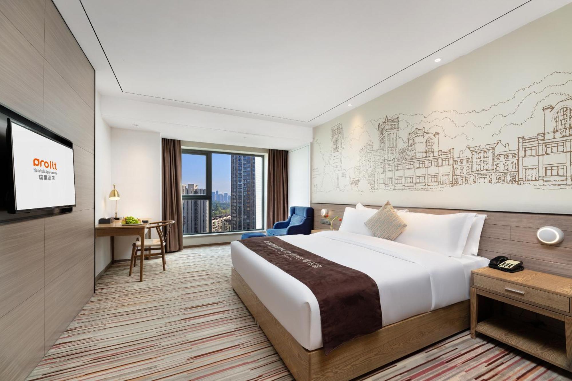 Chengdu Prolit Hotel Exteriör bild